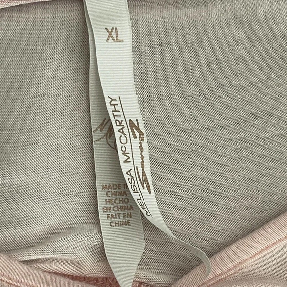 Melissa McCarthy Seven7 Flutter Sleeve Top Sz XL - Picture 6 of 8